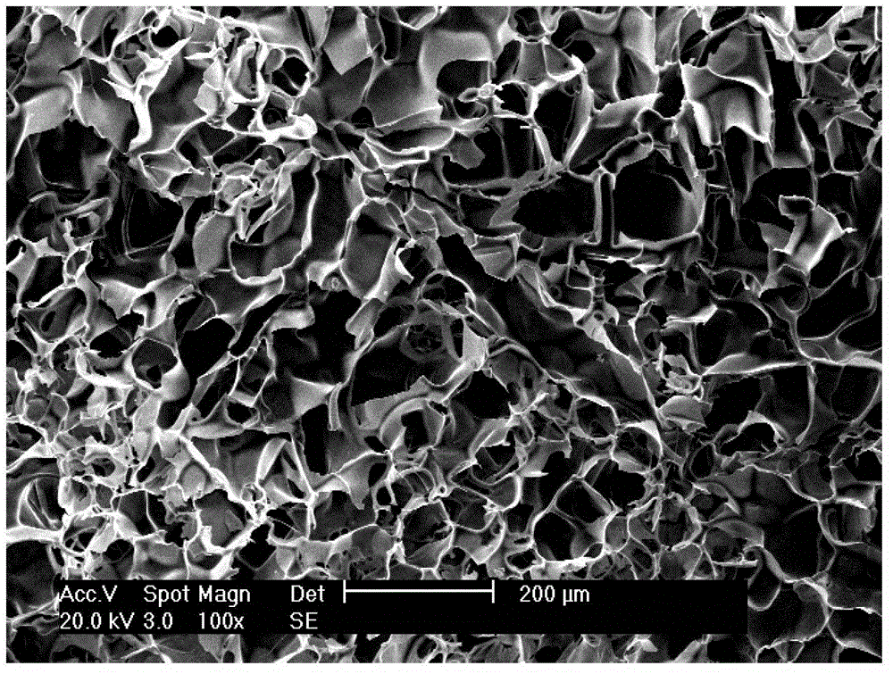 Mixed monolithic gel medium and preparation method thereof