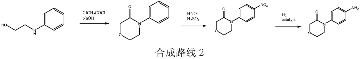 High-purity 4-(4-aminophenyl)morpholine-3-one preparation method