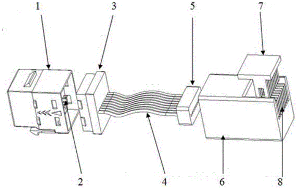 Conductor connecting type connector information module