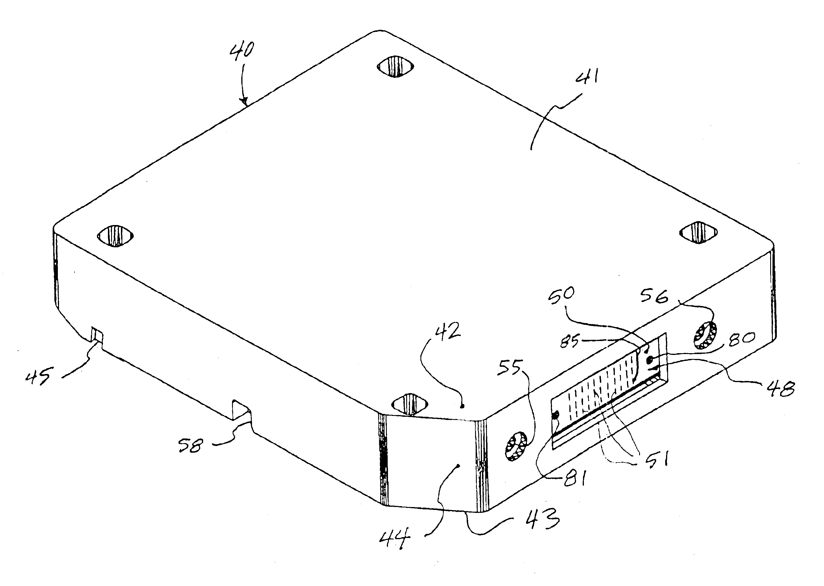Releasable, repeatable electrical connection employing compression
