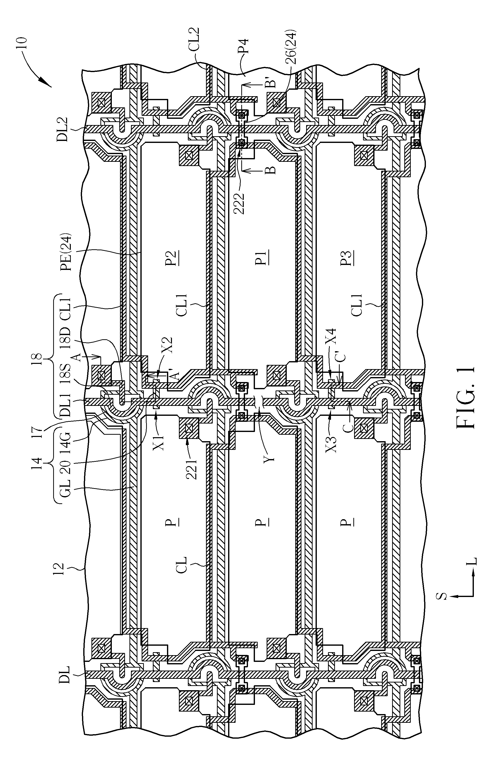 Method of repairing an array substrate of display panel