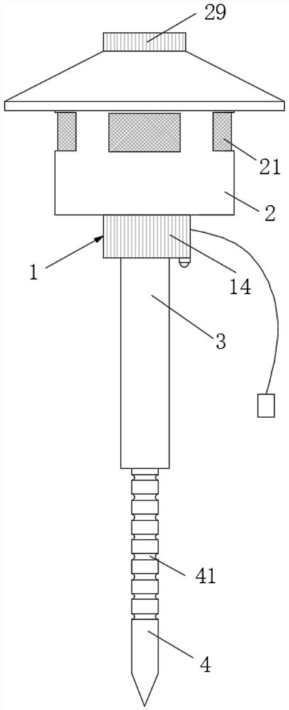 Carbon dioxide sensor for field planting