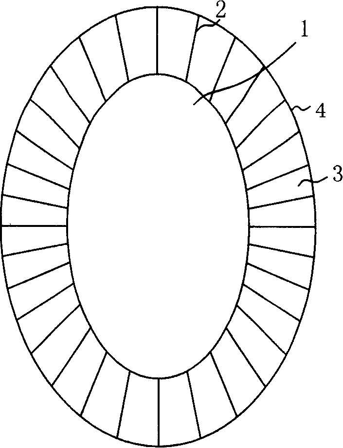 Method for cutting simulation artificial diamond