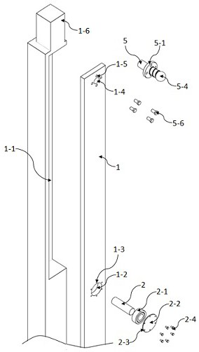 Working roller storage device for finishing mill