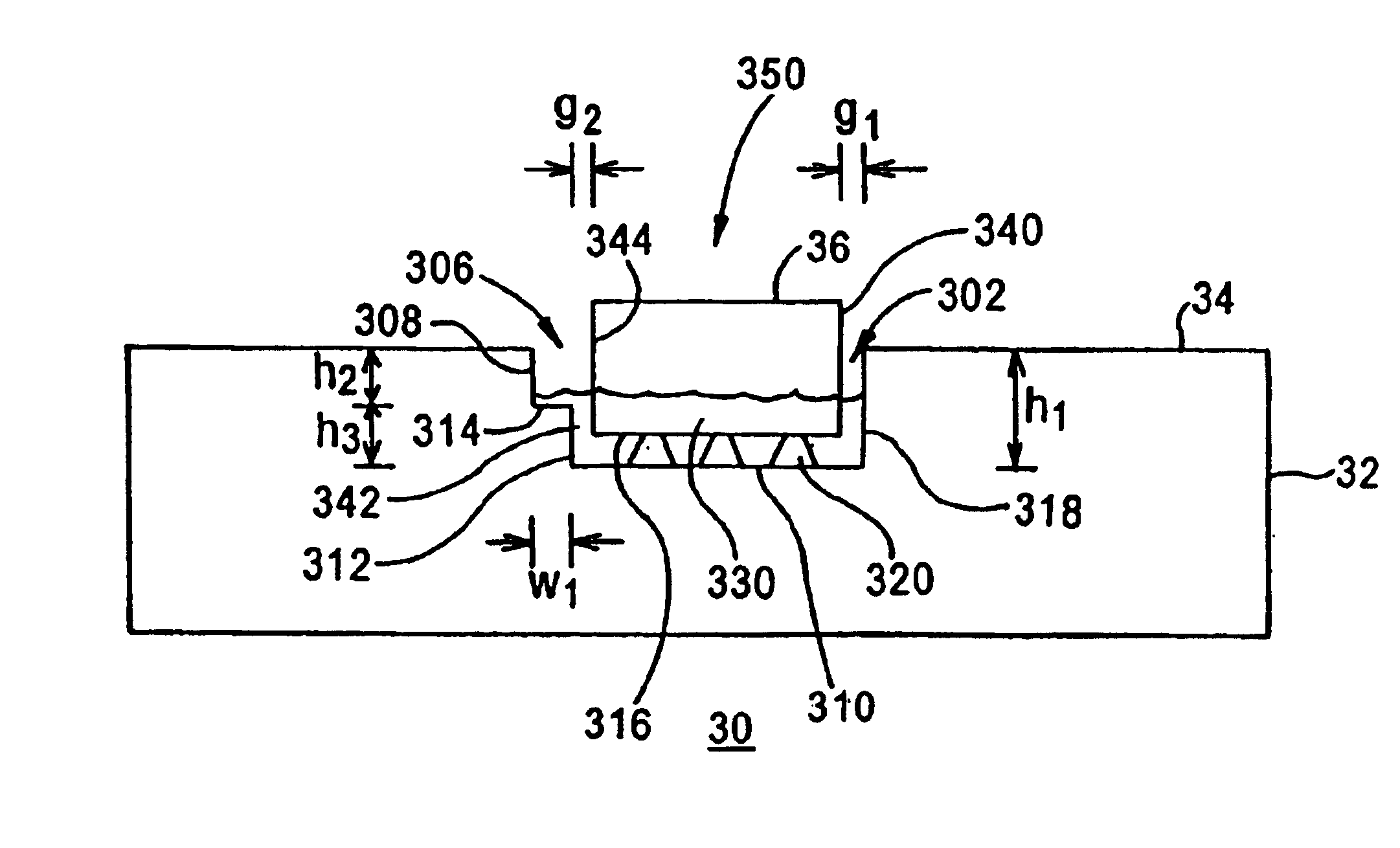 Package and method for making an underfilled integrated circuit
