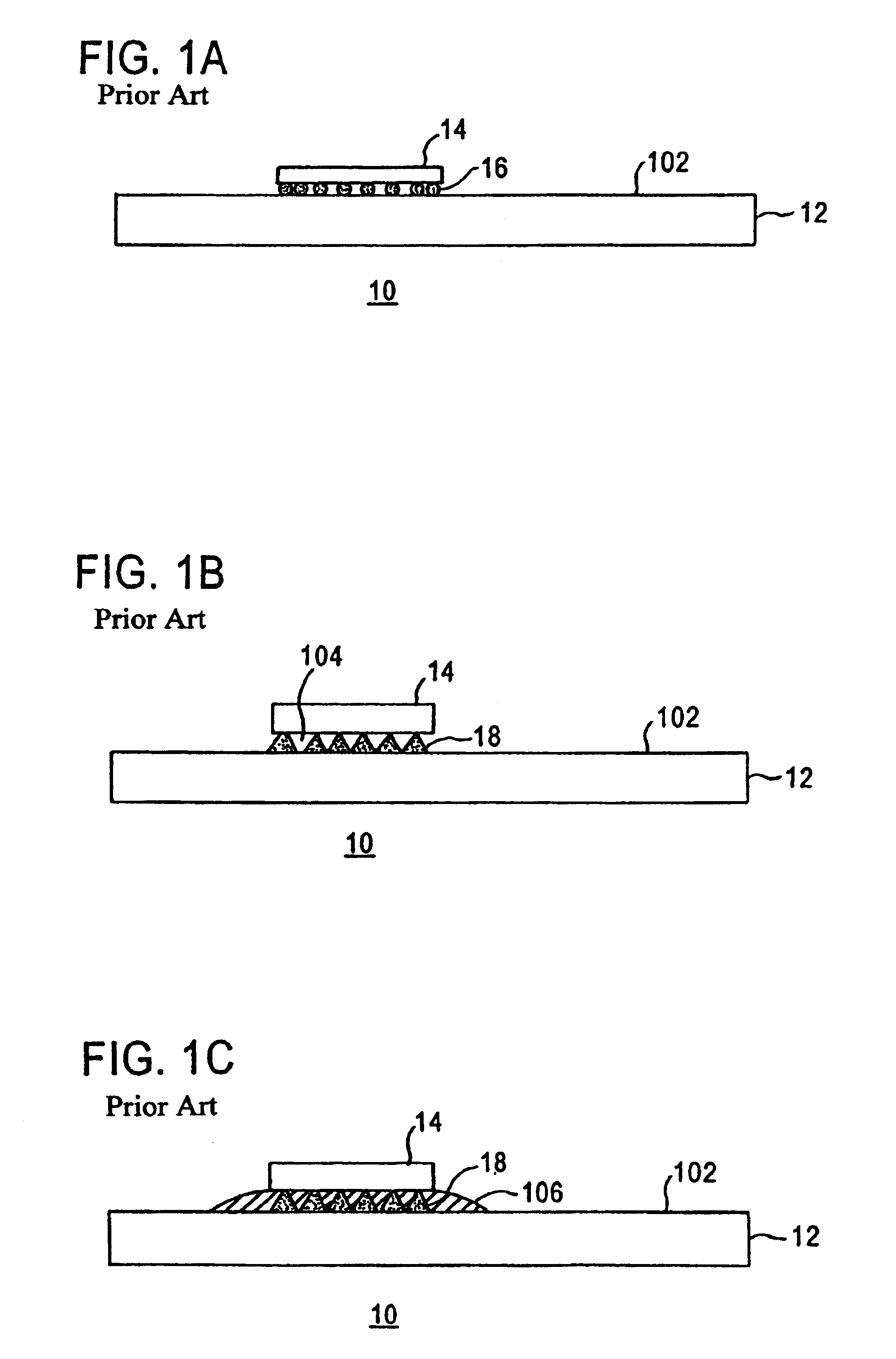 Package and method for making an underfilled integrated circuit