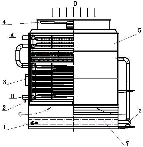 Intelligent control energy-saving type condenser