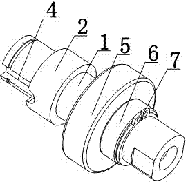 Driving pipe mechanism for mounting rotary shafts