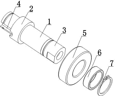 Driving pipe mechanism for mounting rotary shafts