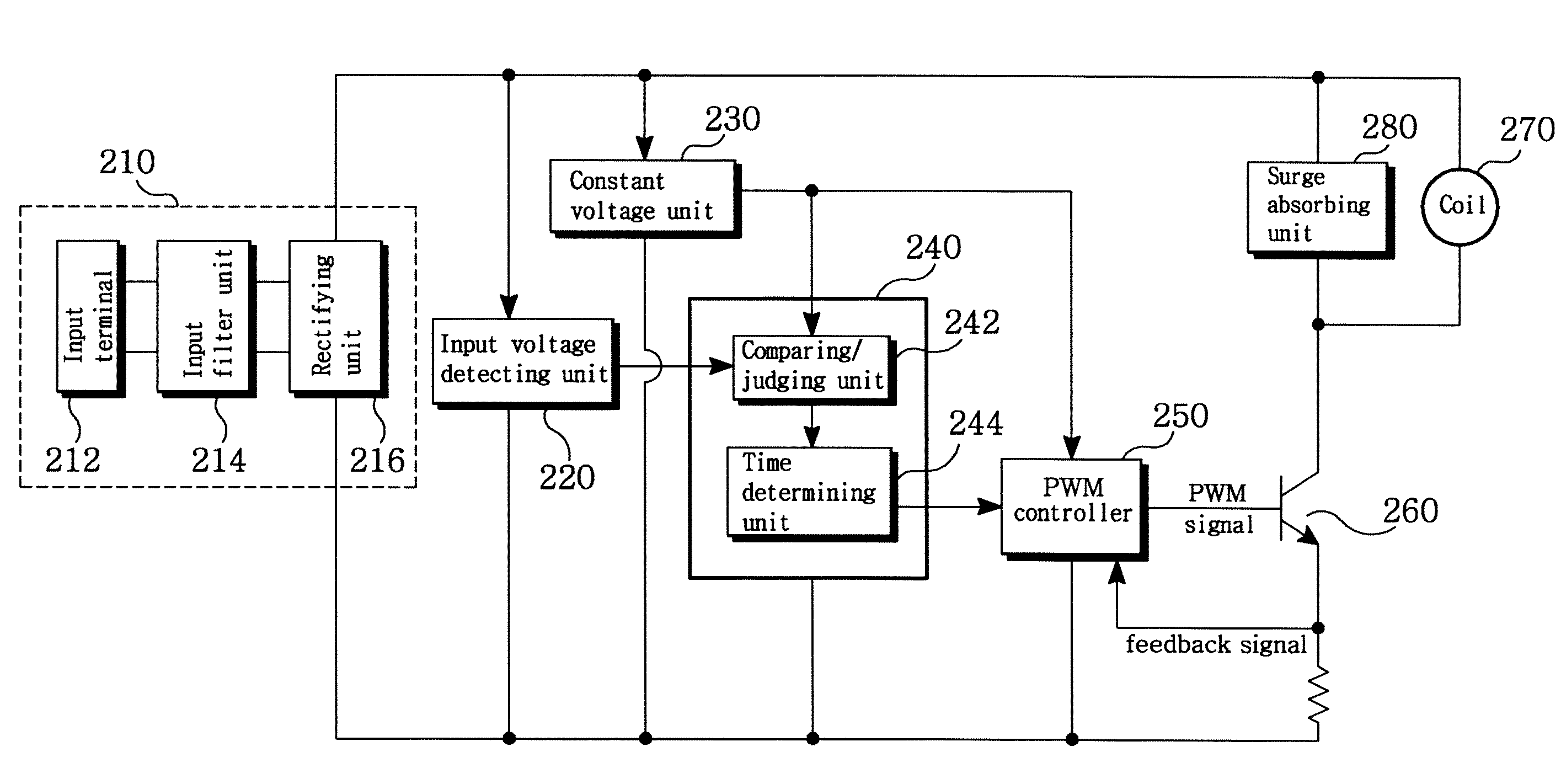 Coil-driving apparatus of electronic magnetic contactor