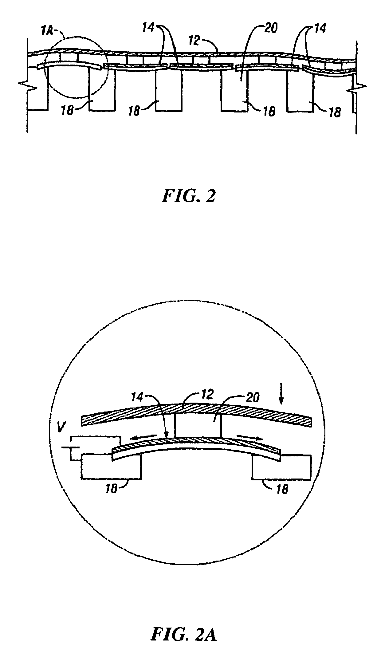 MEMS hierarchically-dimensioned deformable mirror