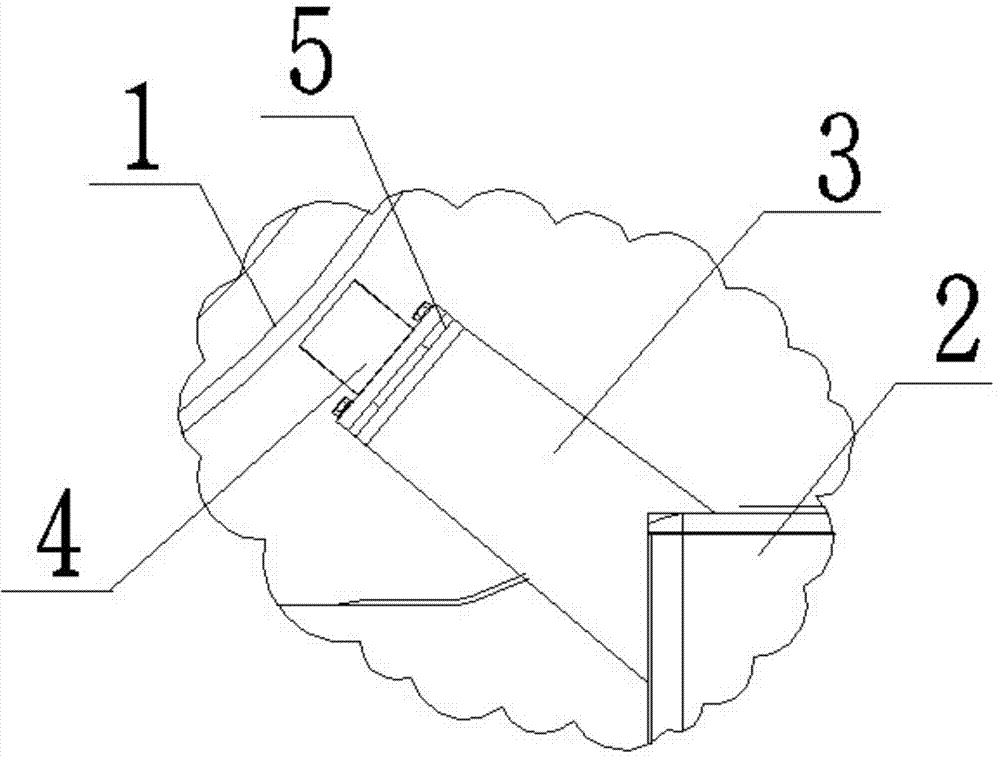 Steel-ladle guide support