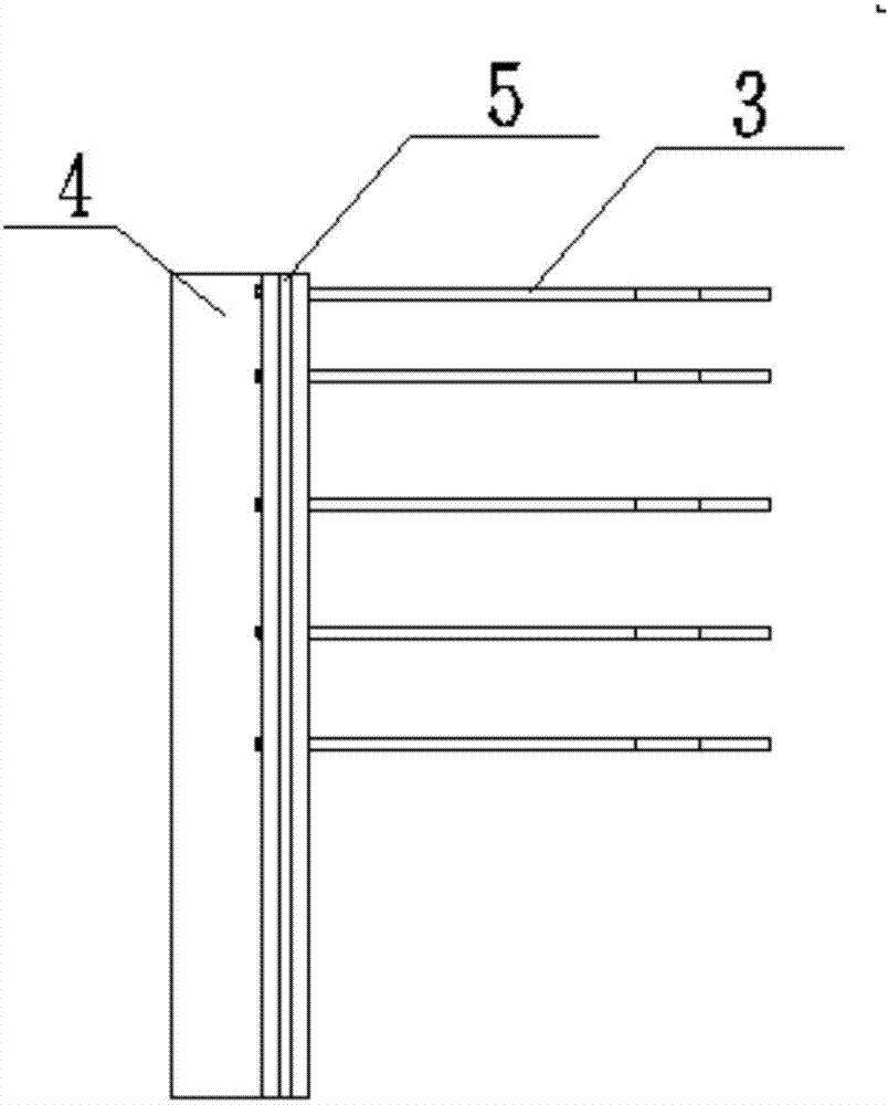 Steel-ladle guide support