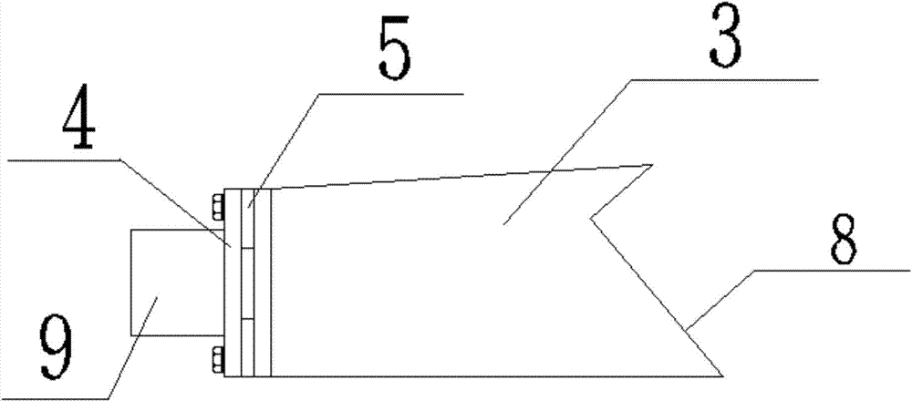 Steel-ladle guide support