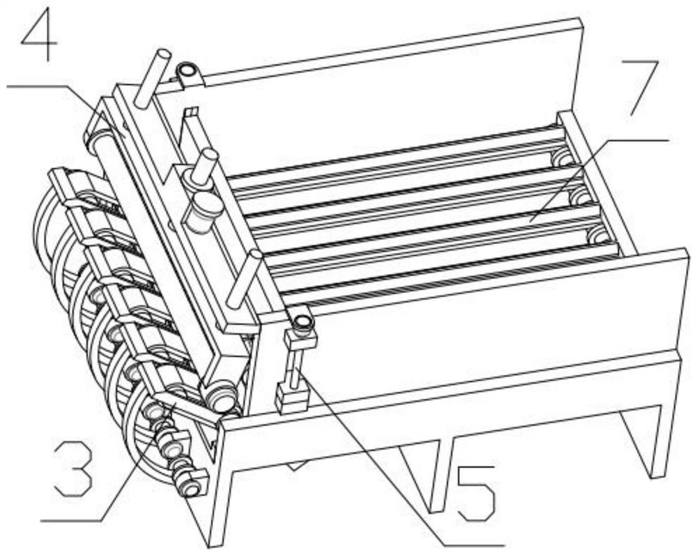 Coarse and fine material screening device