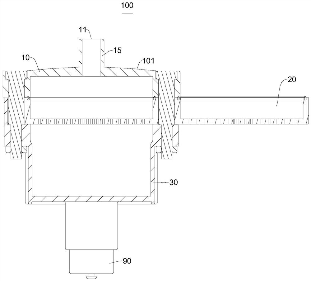 Sample collection device and sample collection equipment