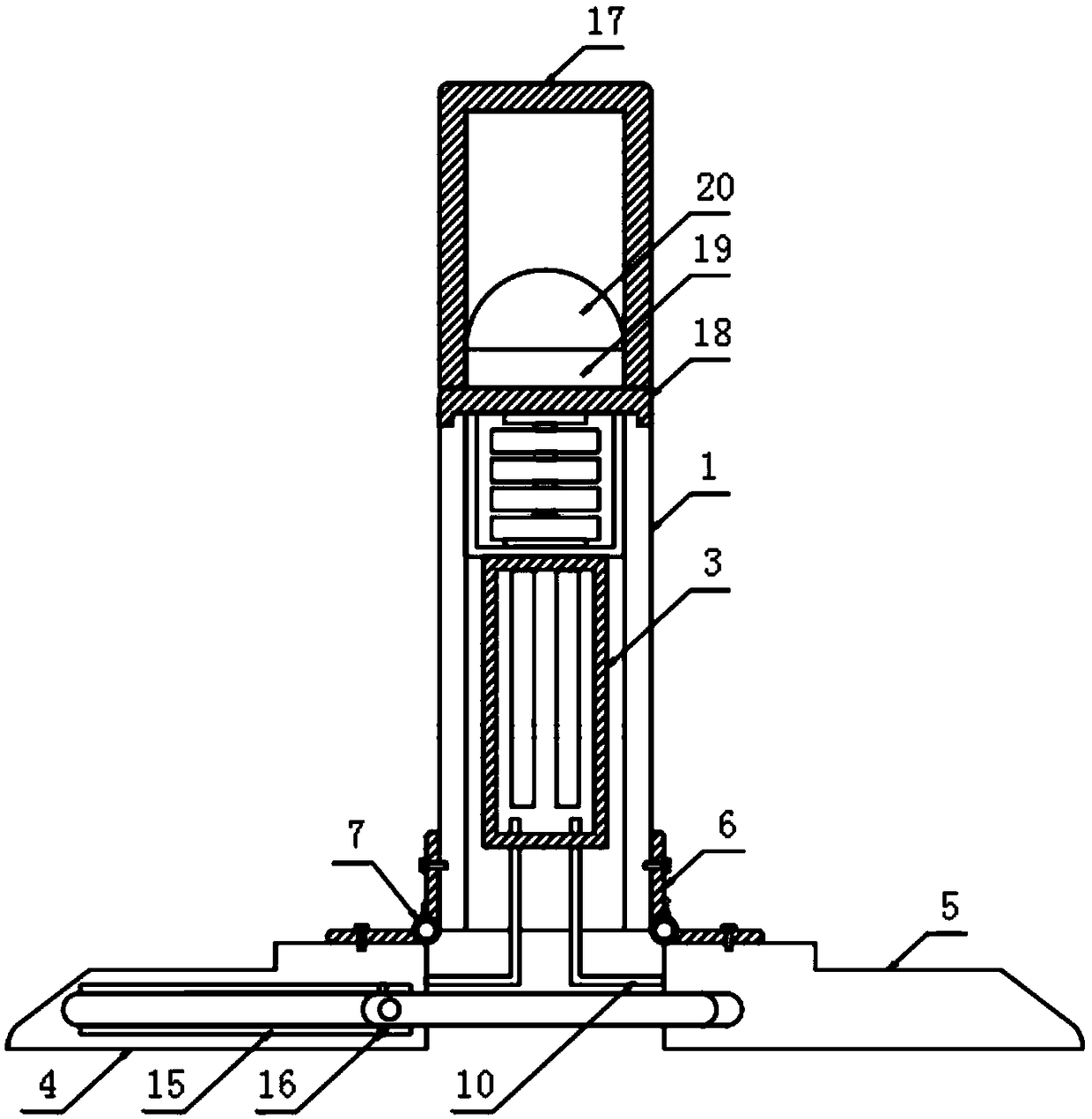 Static electricity elimination device and method for computer touch screen