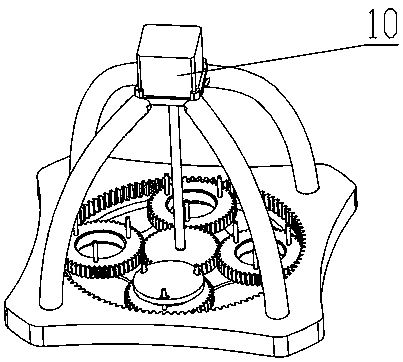 Portable metallographic sample grinding machine