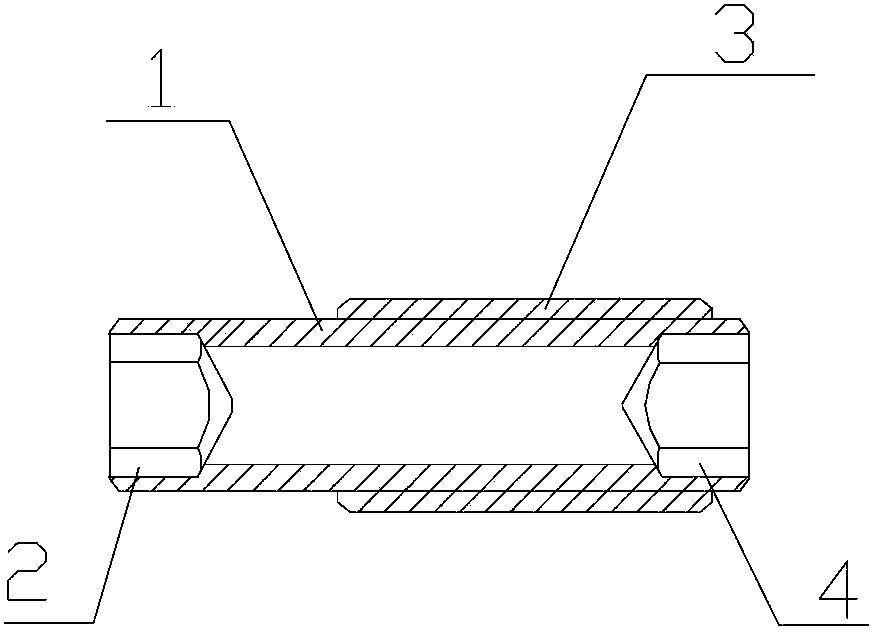 Wood corner combining device connected by using bolt and nut