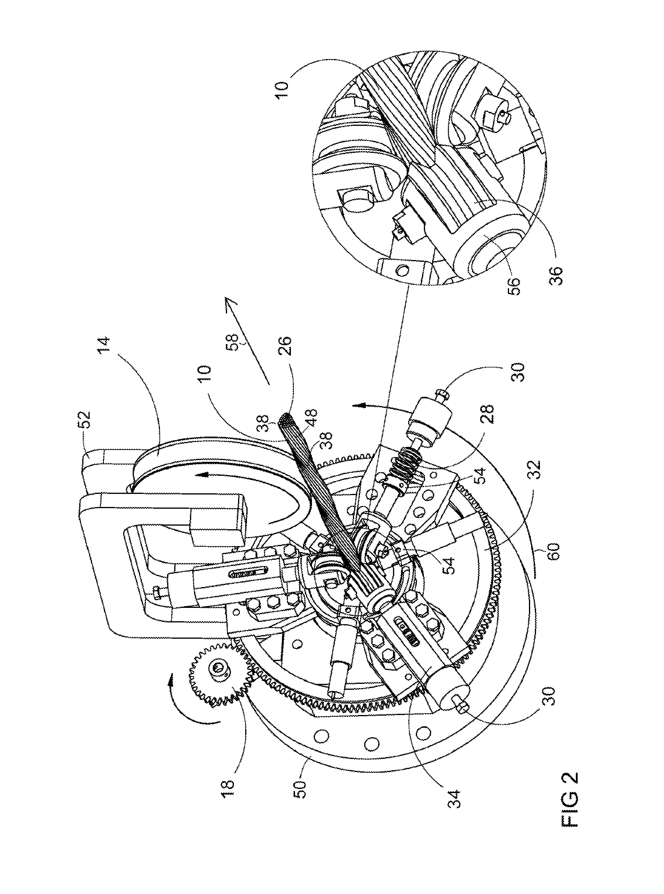 System and method for measuring geometry of non-circular twisted strand during stranding process