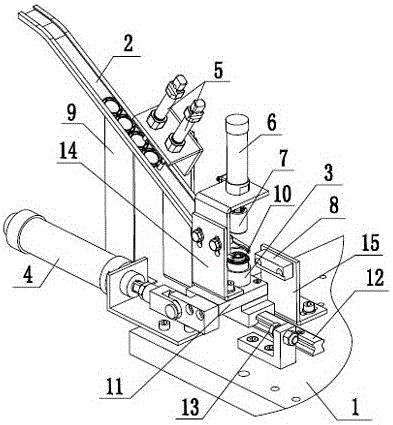 An automatic assembly device and assembly method for a planar thrust cage