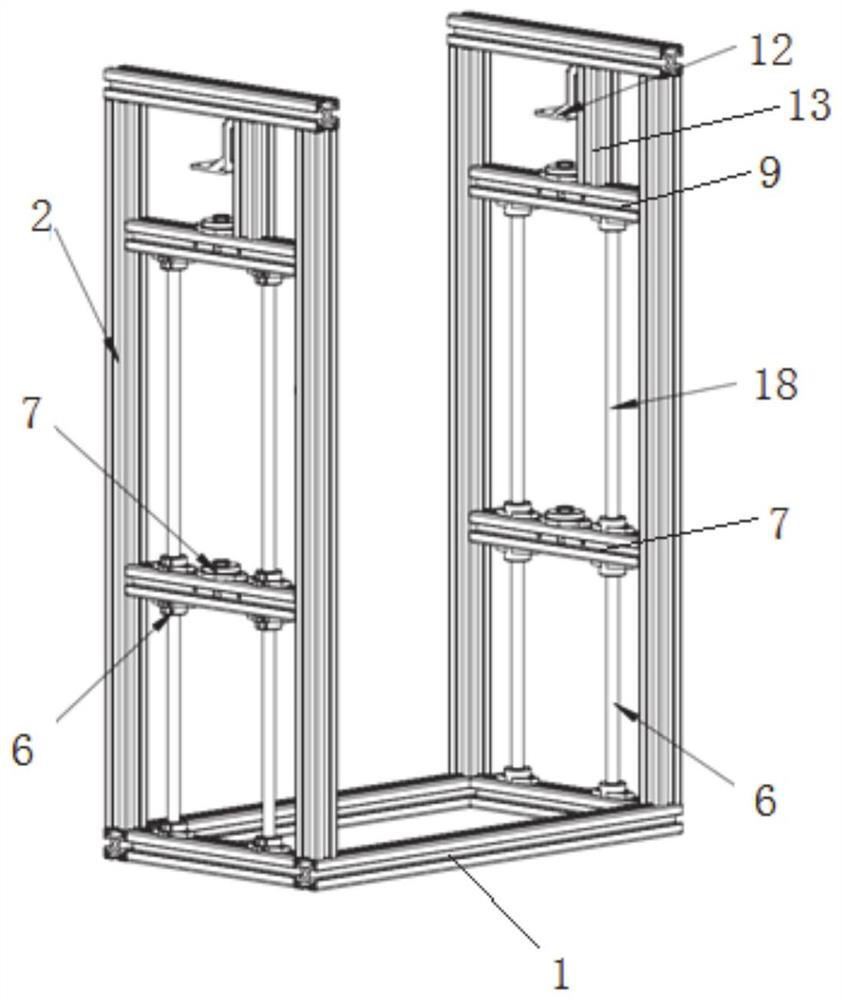 A modular stair ascending and descending auxiliary device, stair structure and method