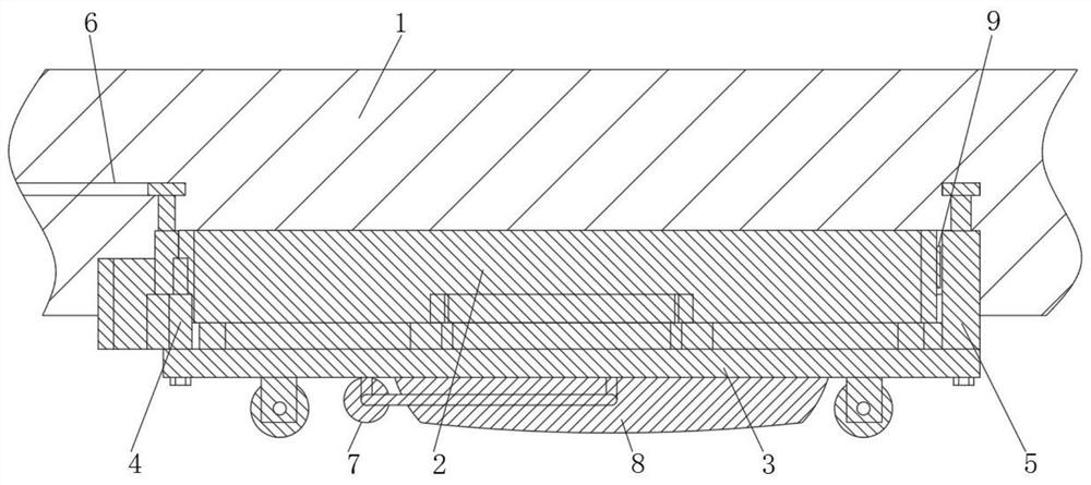 A battery compartment throwing away structure of a battery-swapping electric vehicle