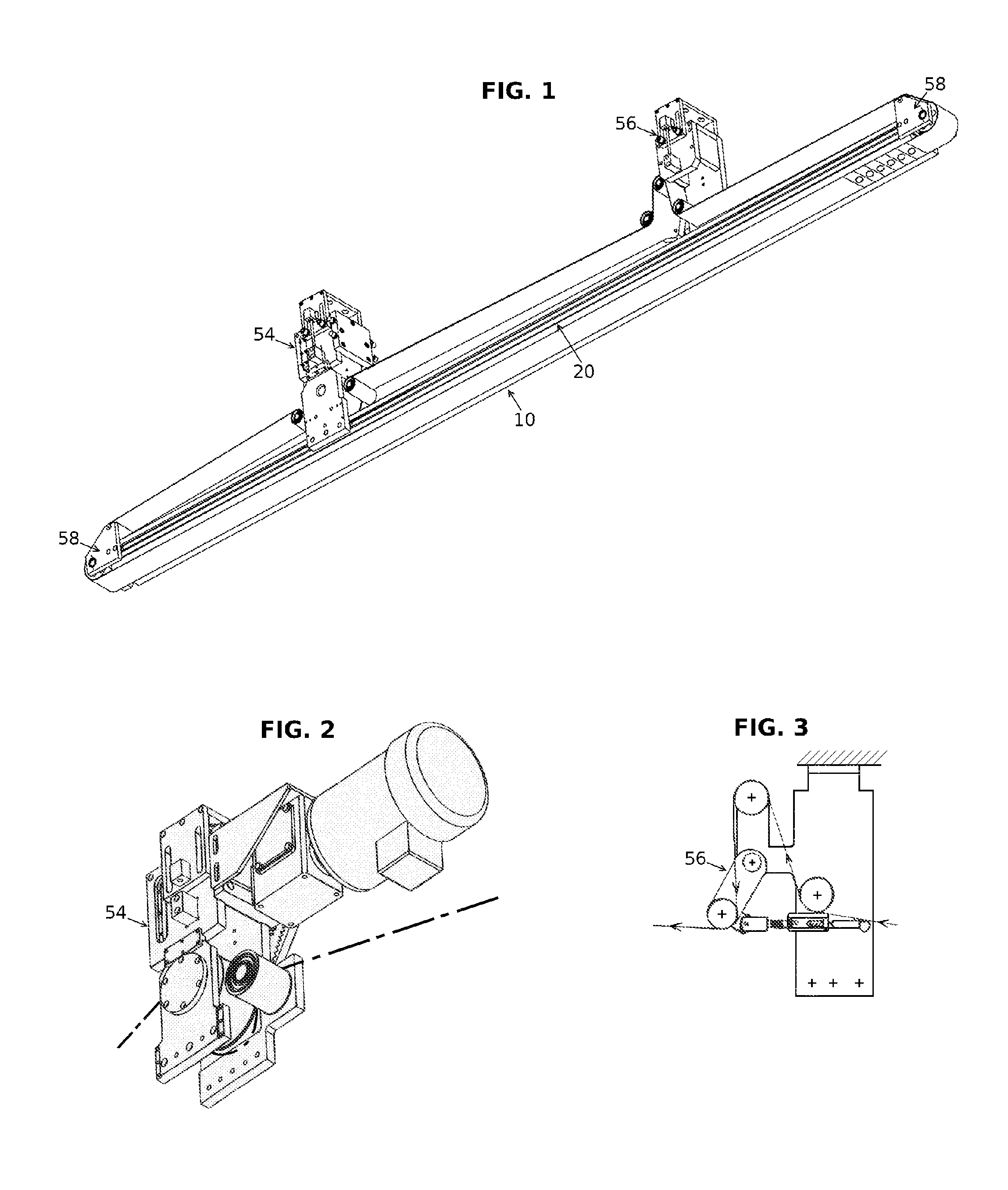 Inverted vacuum belt conveyor system