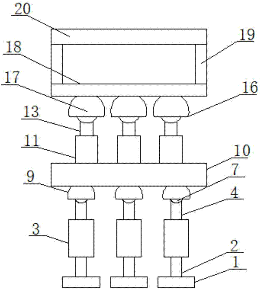 Horizontal supporting device