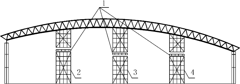 Upper-air obstacle-traversing in position method of large-sized prestress steel cable