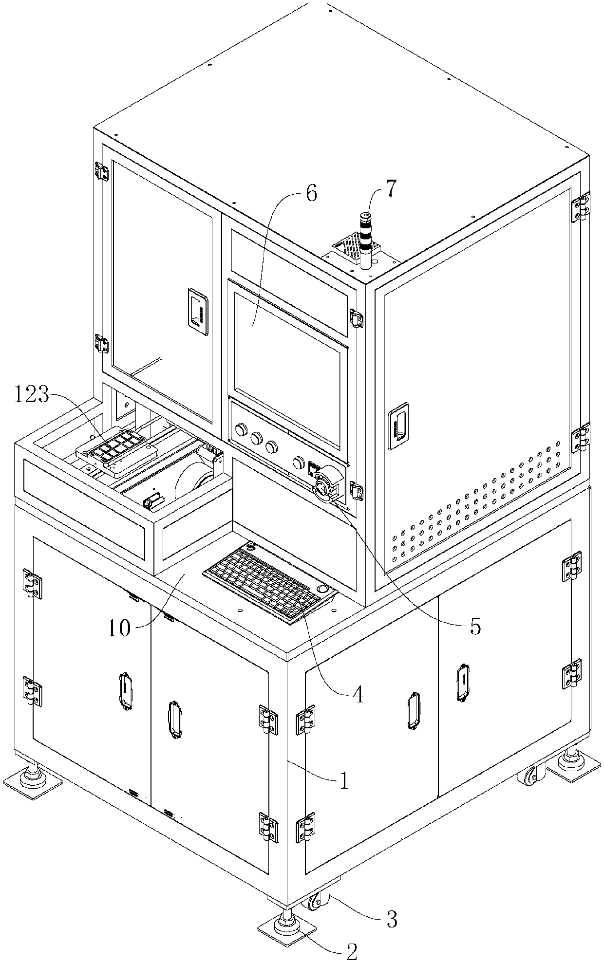 Blind hole printing machine and printing method for removing blind hole air closing