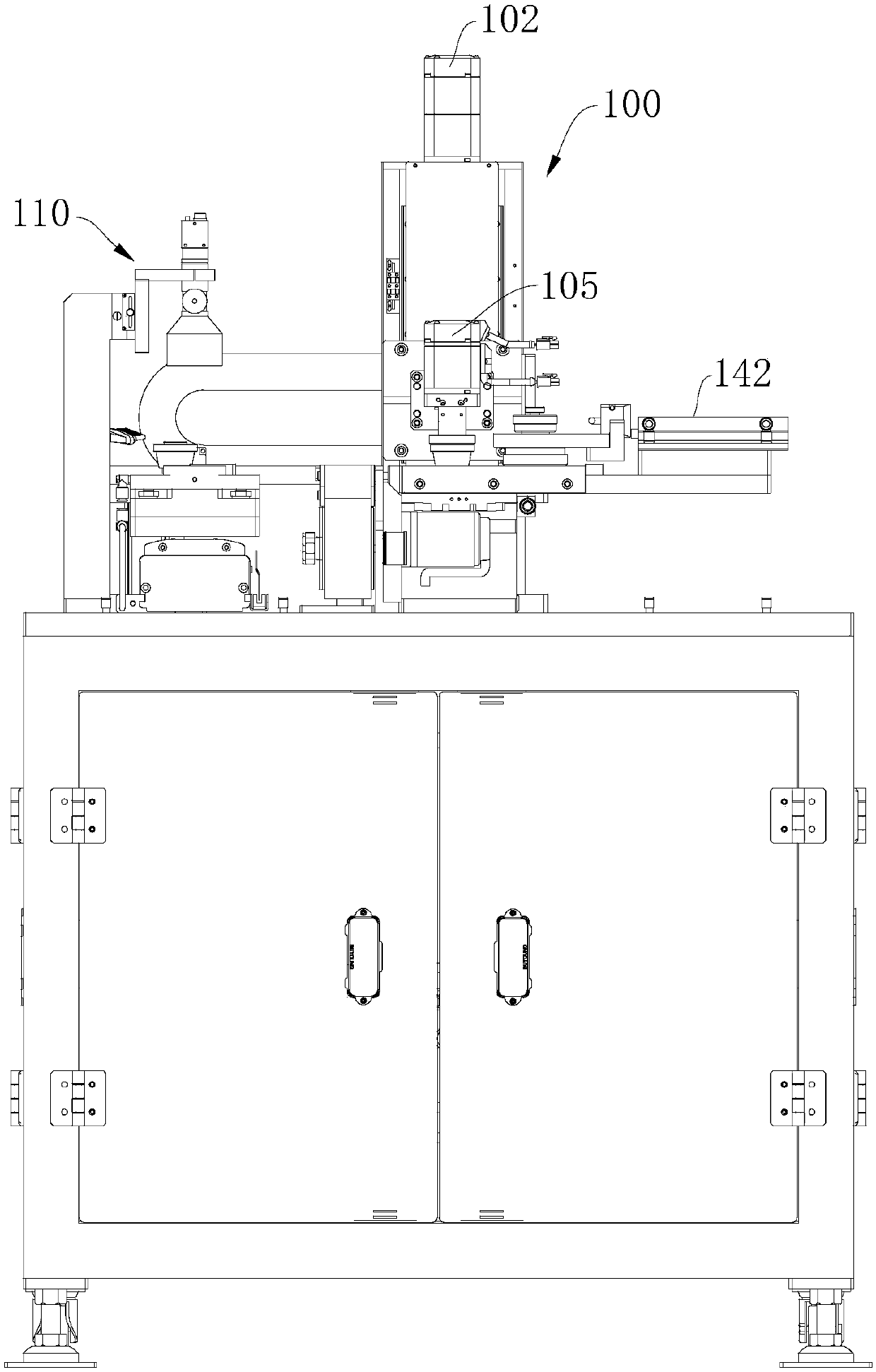 Blind hole printing machine and printing method for removing blind hole air closing