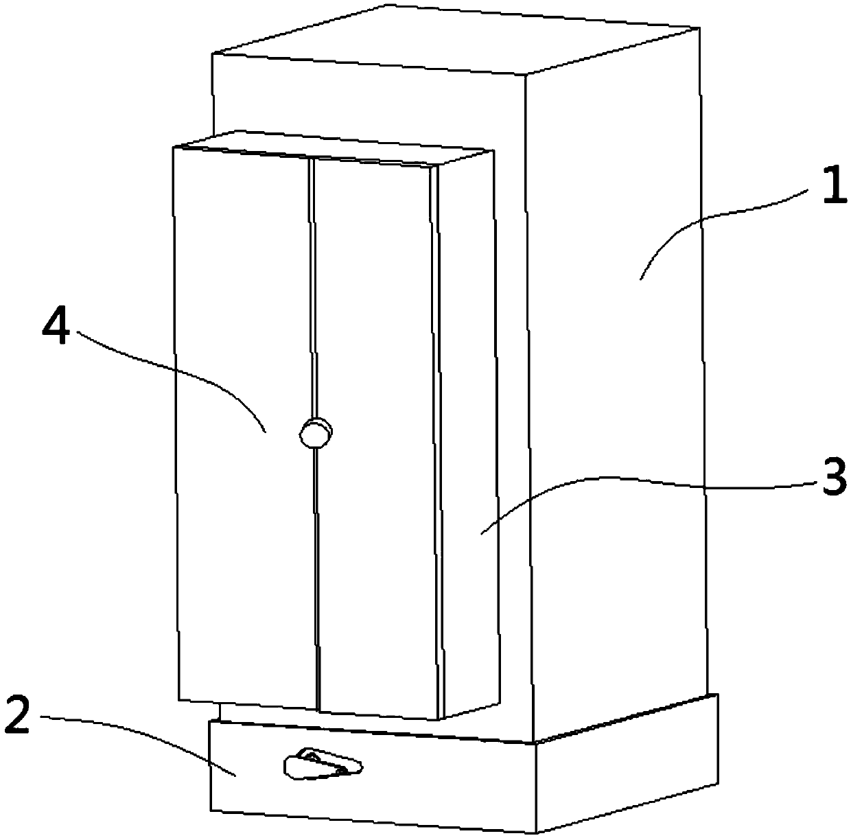 Walking mechanism and electrical box with walking mechanism