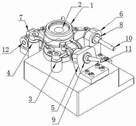 Method for inspecting complex space integration position of steering knuckle type part