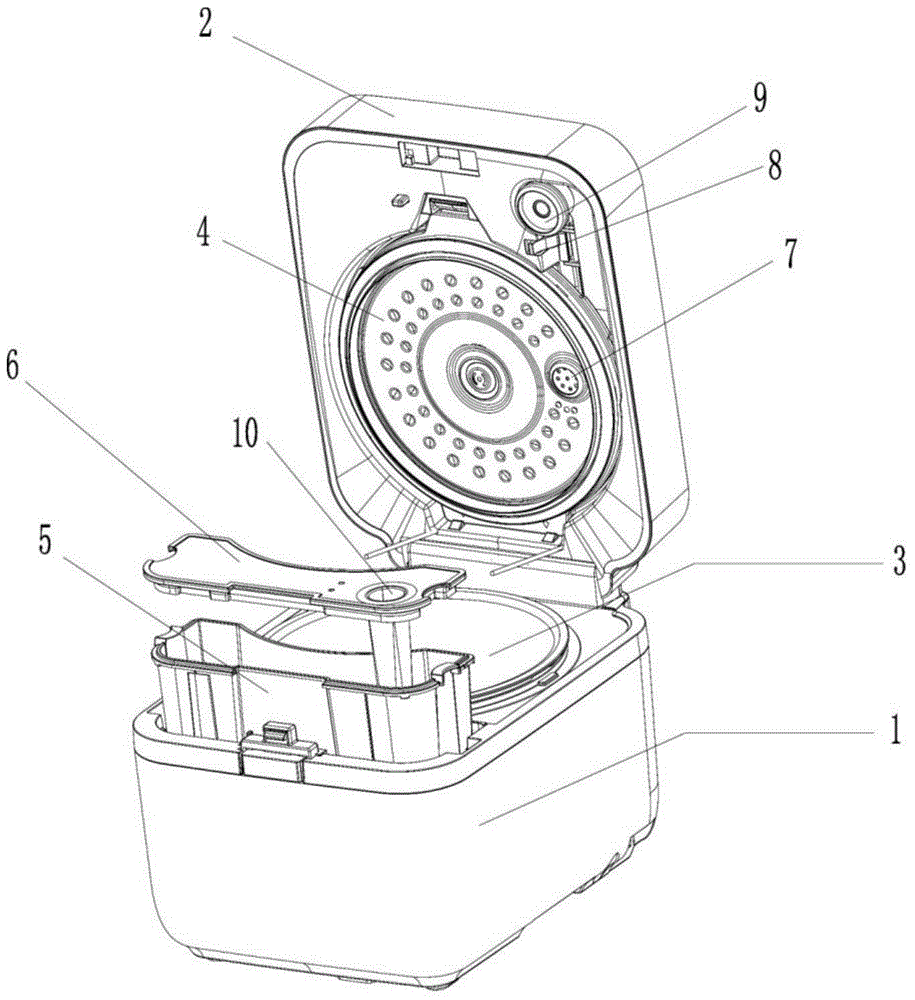 Cooker as well as control method and device thereof