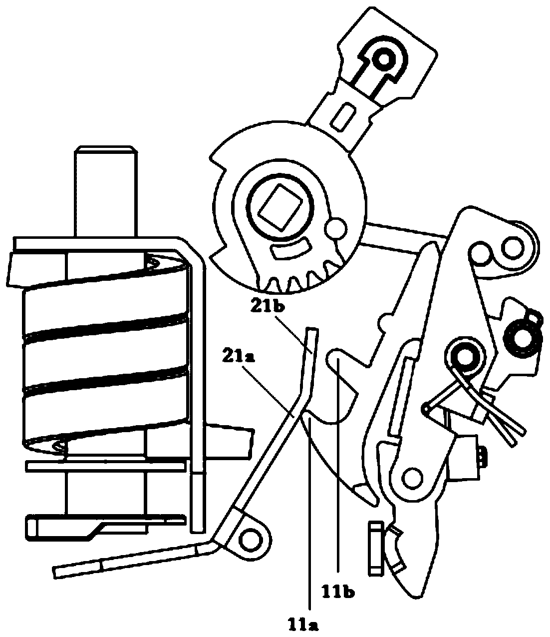 Switching-off device, circuit breaker and switching-off method