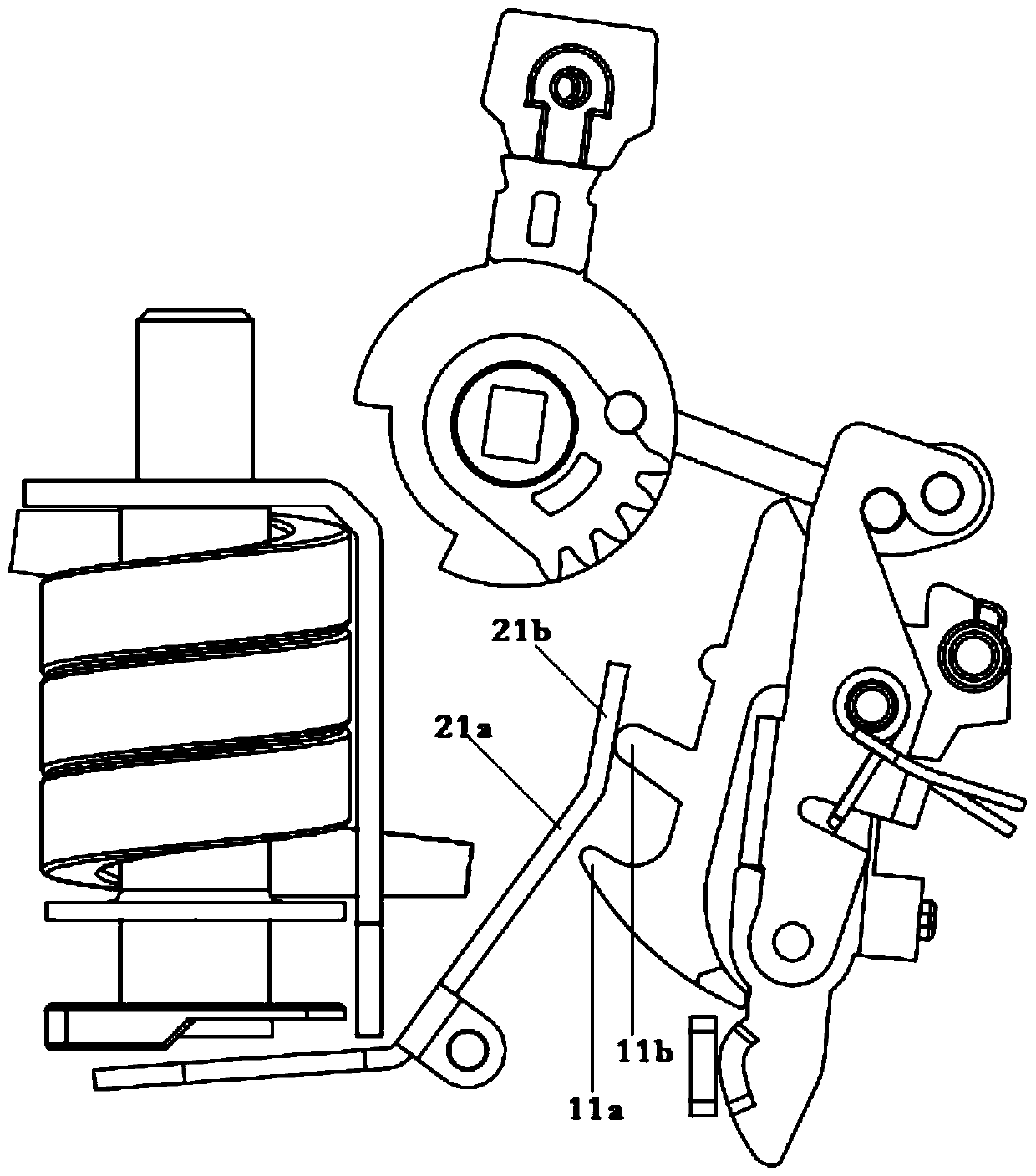 Switching-off device, circuit breaker and switching-off method