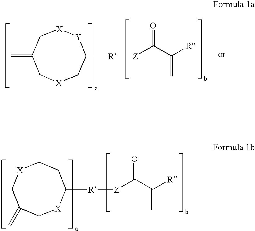Dental Compositions Containing Hybrid Monomers
