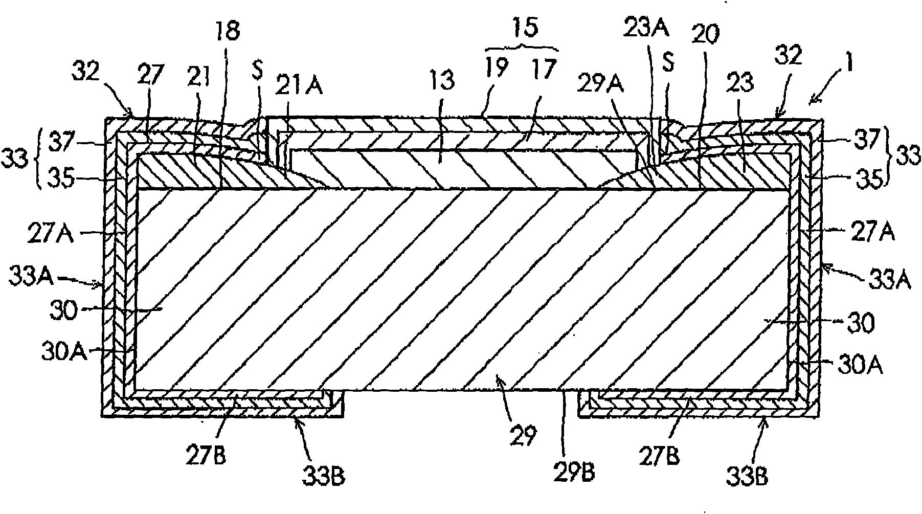 Chip-like electric component and method for manufacturing same