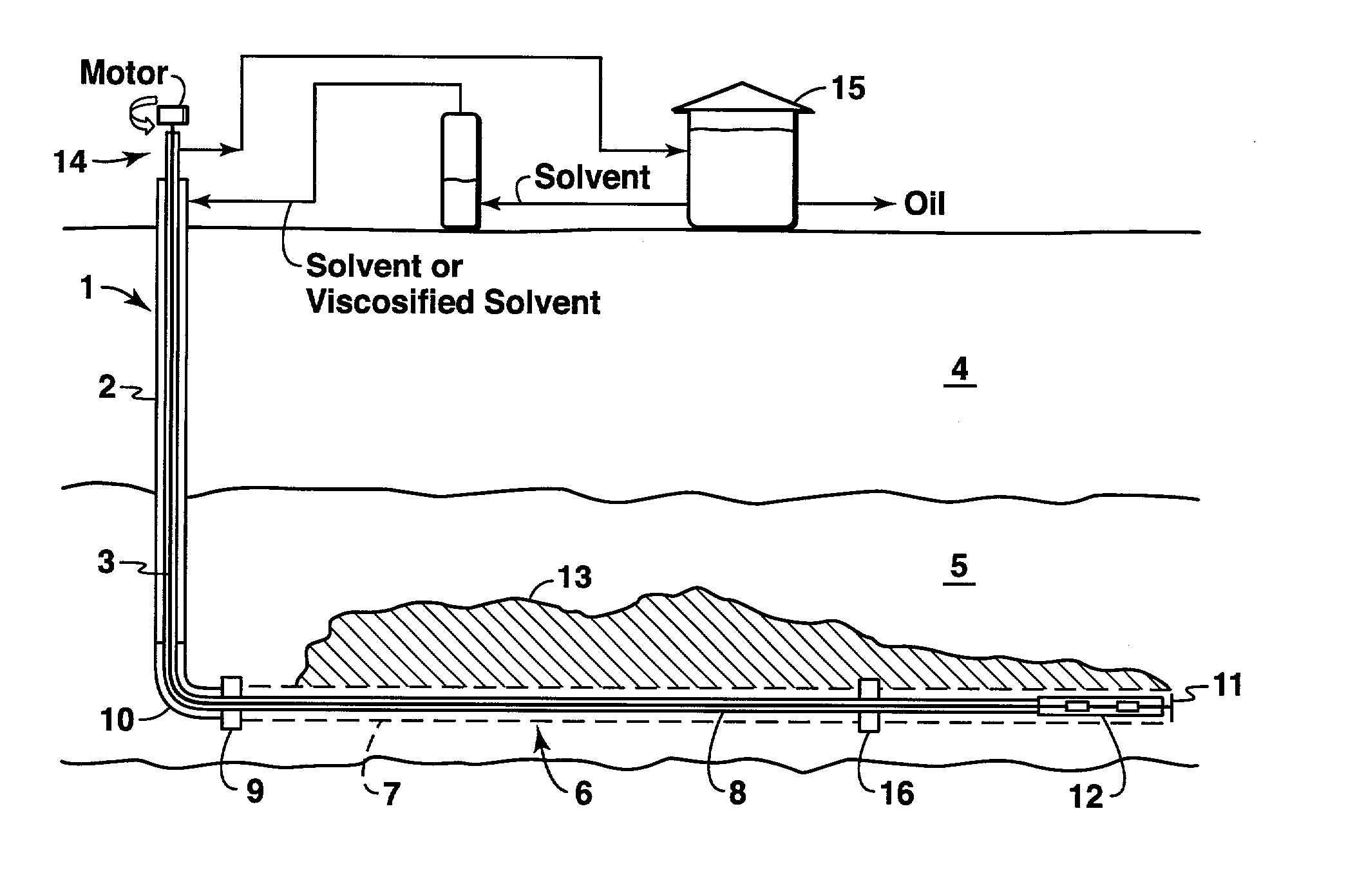 Cyclic solvent process for in-situ bitumen and heavy oil production