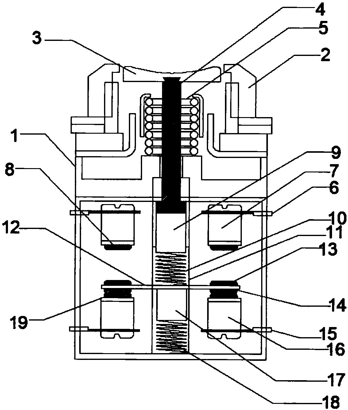 Integration management and control device used for intelligent household access equipment