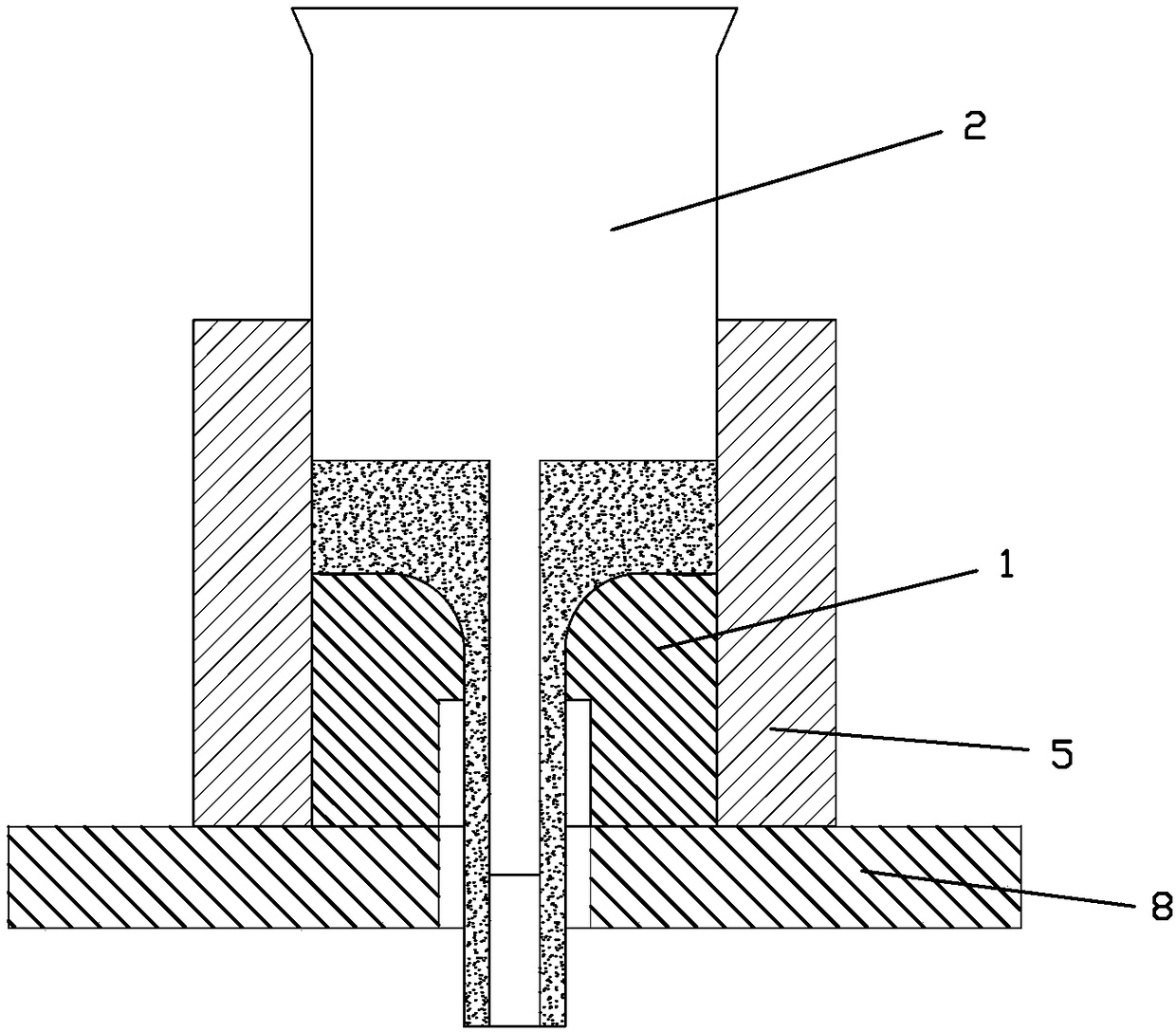 Production device for lead sinker