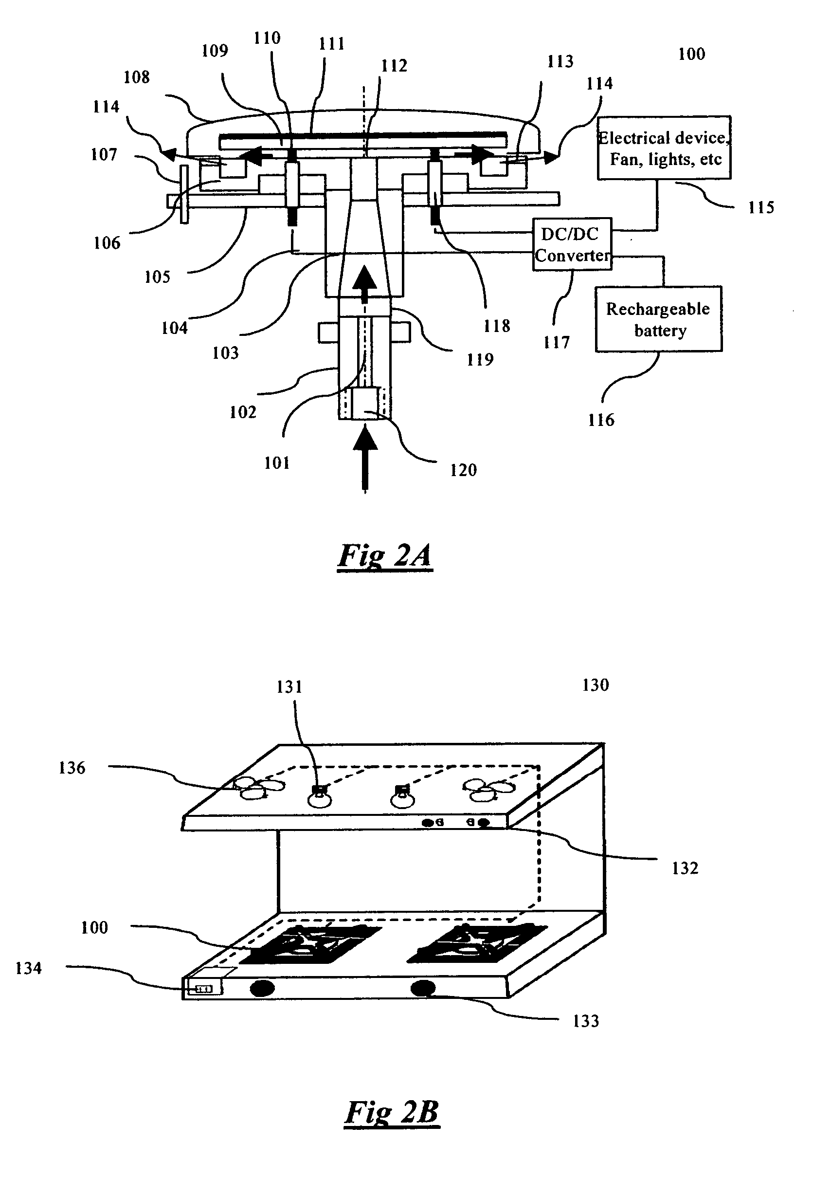 Gas stove with thermoelectric generator