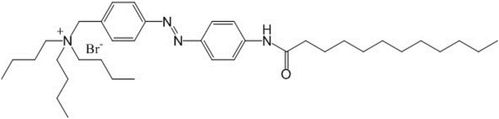 Azobenzene derivative as well as preparation method and application thereof