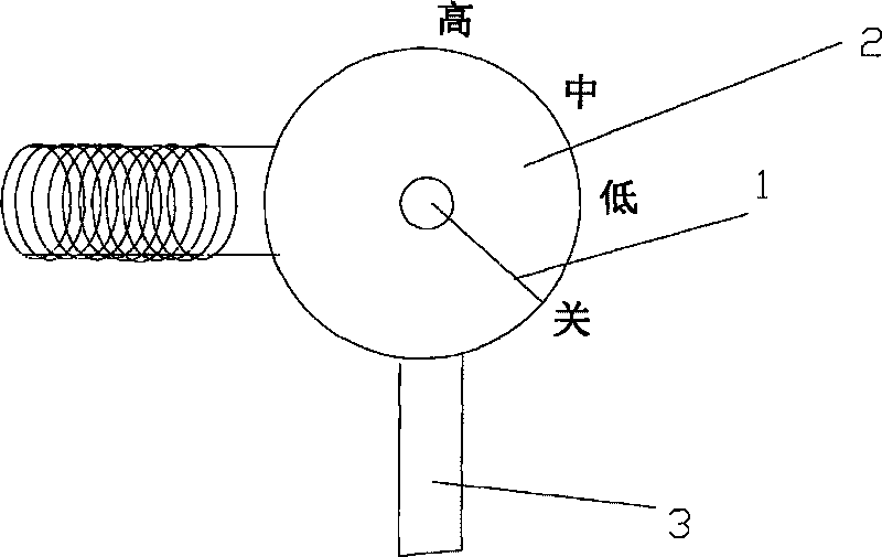 Shift type control tap