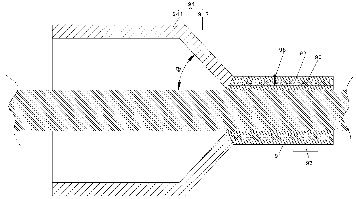 Hot-melt observation device and cable hdpe waterproof cover including it