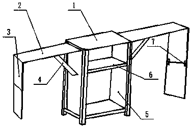 Portable lightweight working table