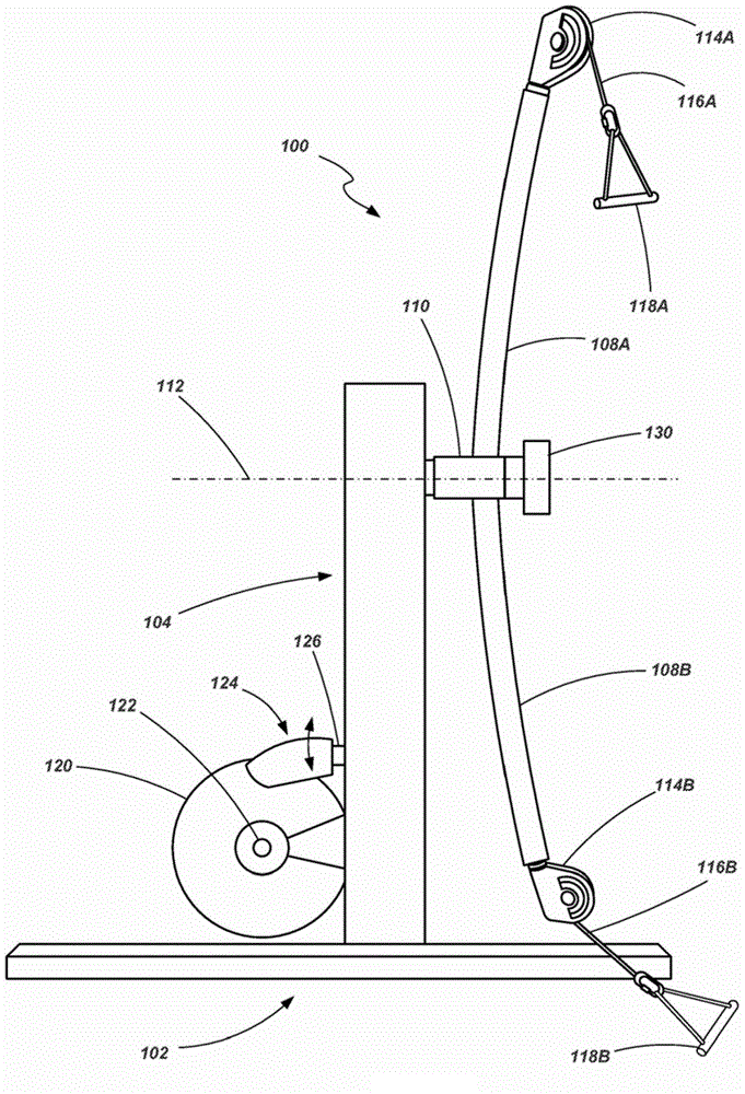 Strength training apparatus with flywheel and related methods