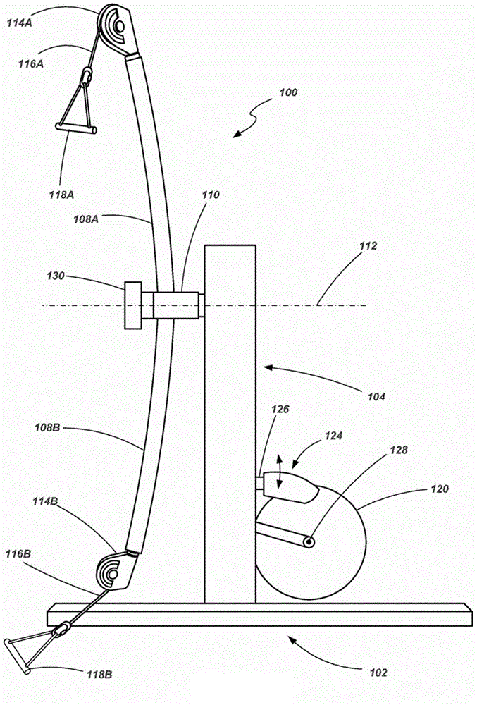 Strength training apparatus with flywheel and related methods