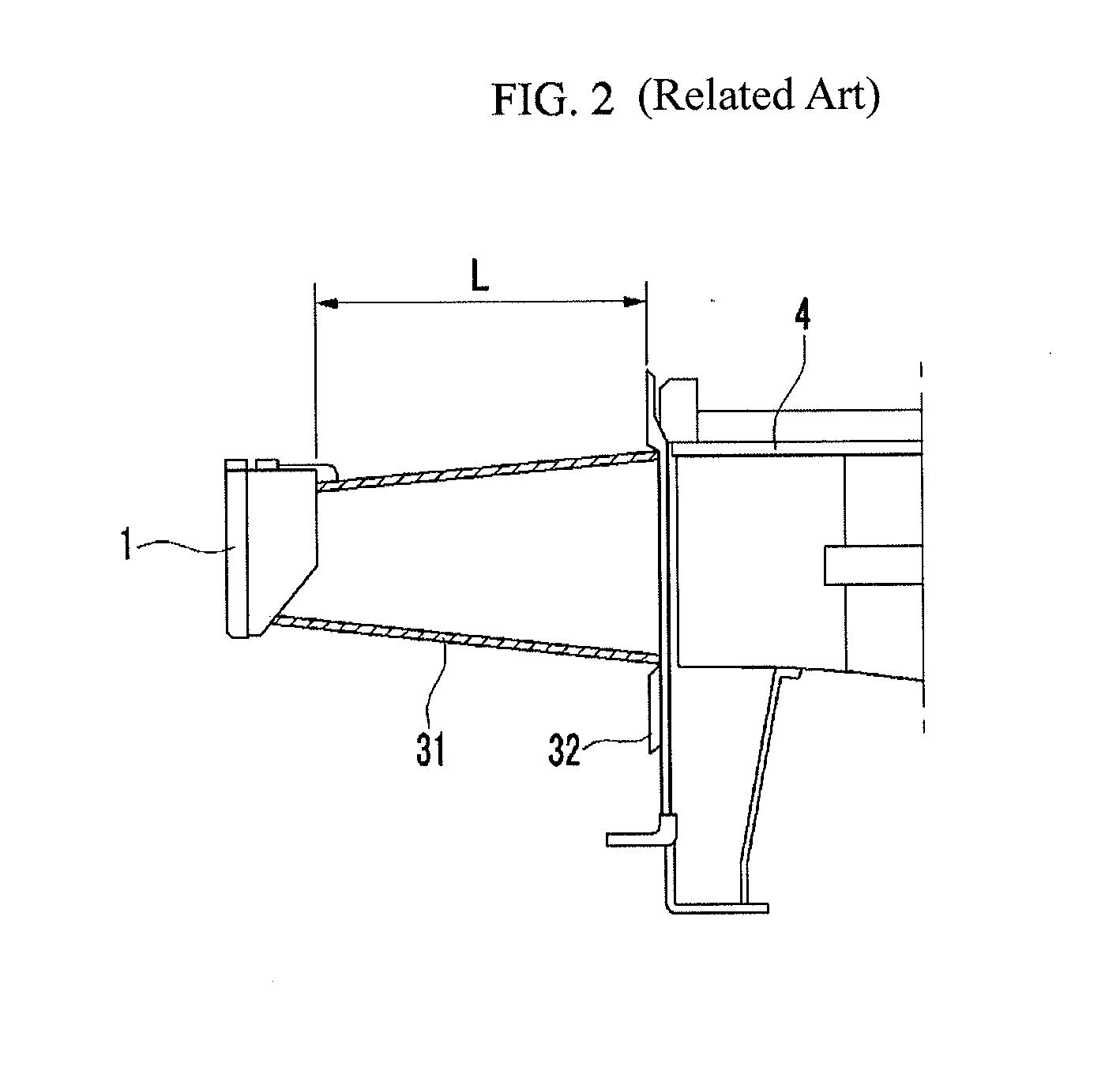 Impact absorbing device for vehicle